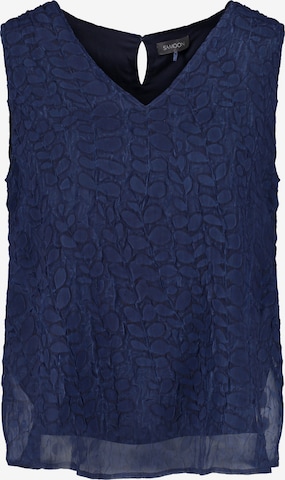 SAMOON Blouse in Blue: front