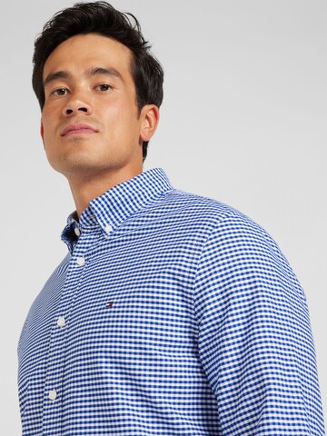 TOMMY HILFIGER Regular Fit Hemd 'Heritage' in Blau