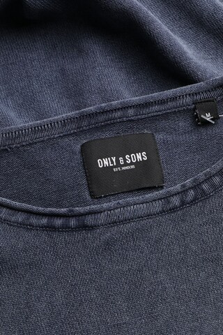 Only & Sons Pullover M in Blau