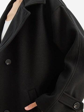 Bianco Lucci Mantel in Schwarz