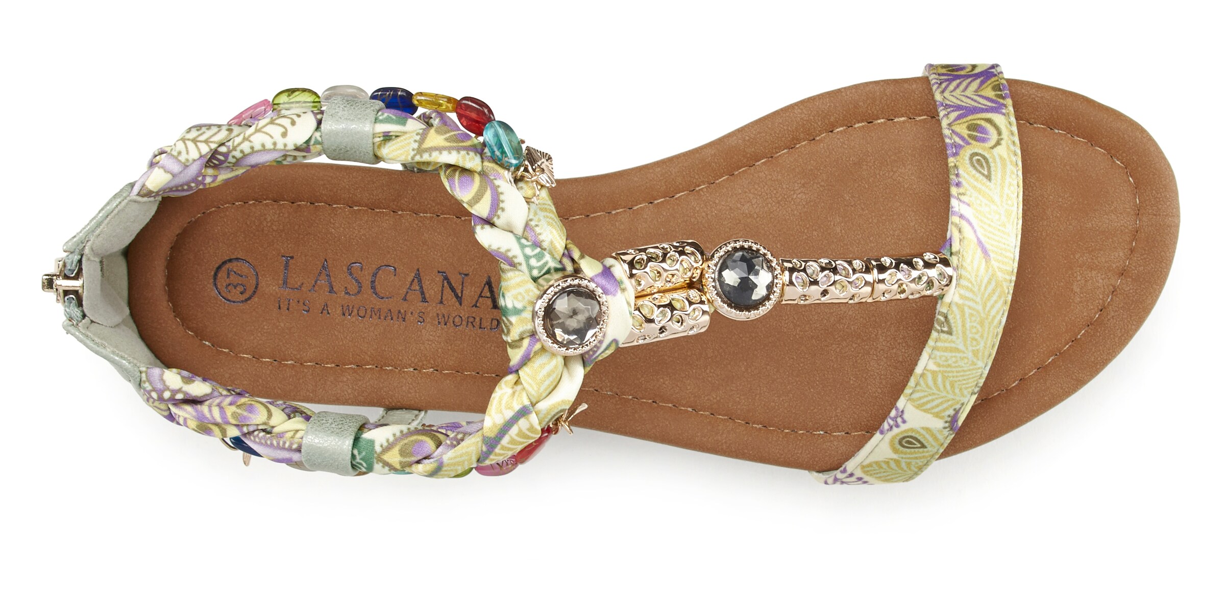 Sandales à lanières LASCANA en vert