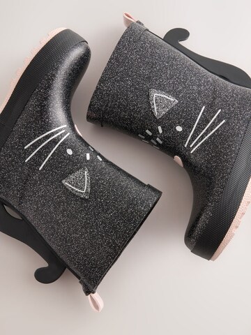 Bottes en caoutchouc Next en noir