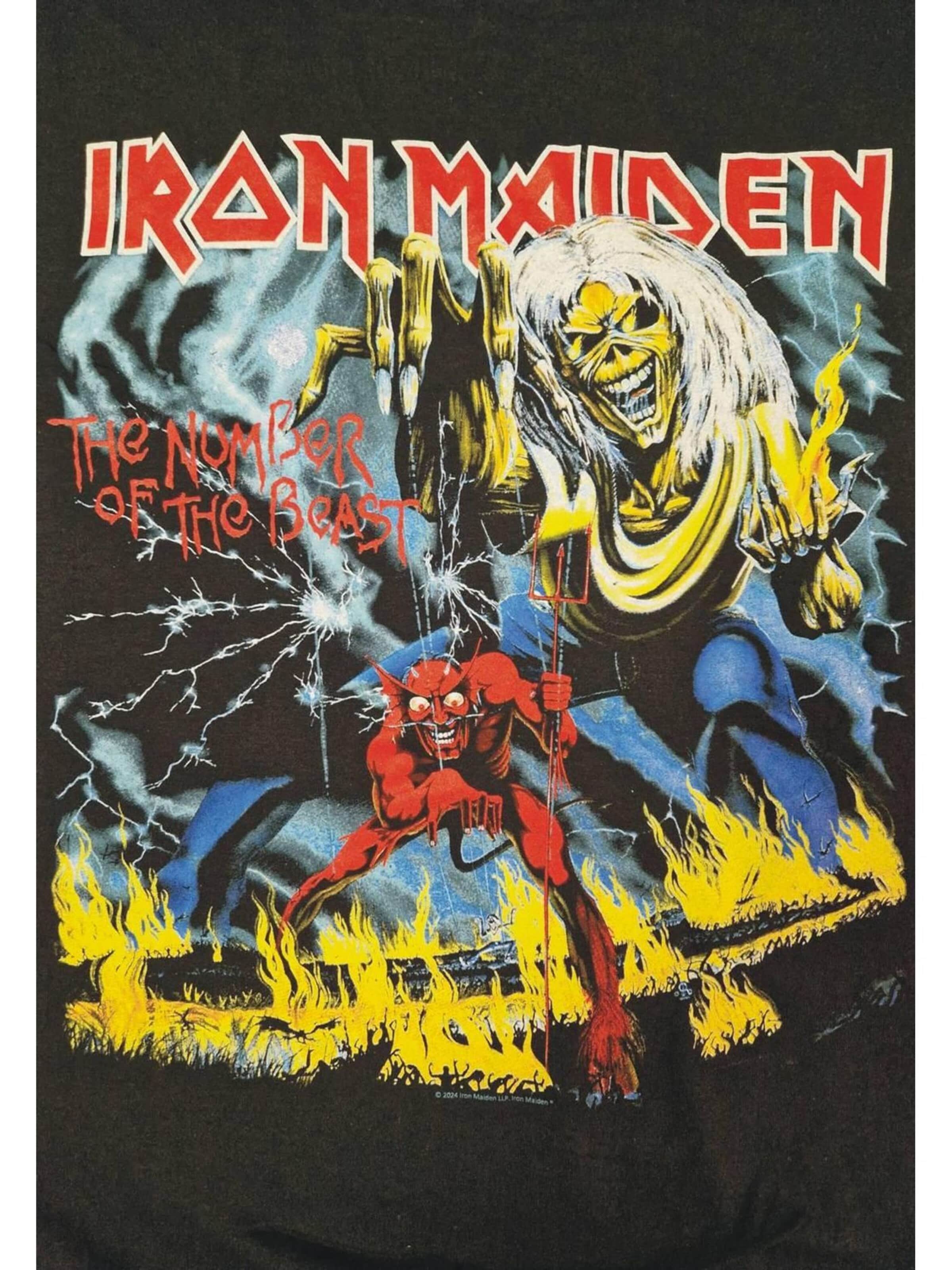 T-Shirt 'Iron Maiden Number of the beast  T-Shirt' Iron Maiden en noir