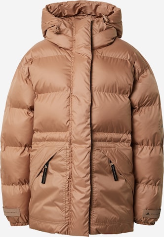 ADIDAS BY STELLA MCCARTNEY Športna jakna 'Mid- Padded Winter' | rjava barva: sprednja stran