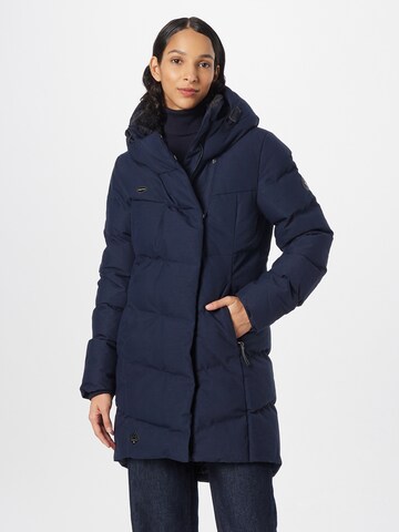 Ragwear Winter Coat 'Pavla' in Blue: front