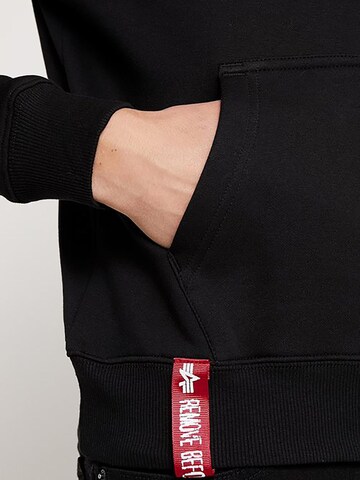 ALPHA INDUSTRIES Sweatshirt 'Basic' in Schwarz