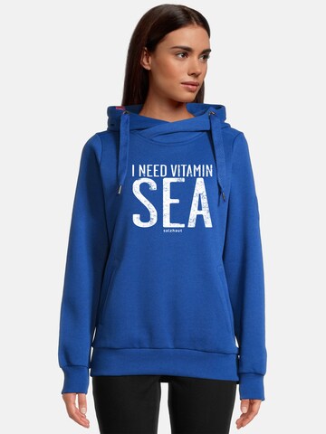 salzhaut Trui 'Sünn - Vitamin Sea' in Blauw: voorkant