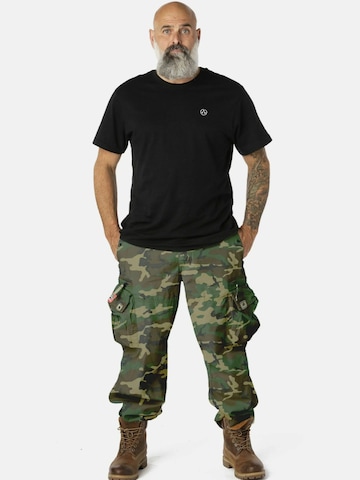 Baggy Pantalon cargo Molecule en vert