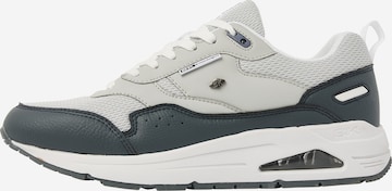 Baskets basses ' LENNOX ' BRITISH KNIGHTS en gris : devant