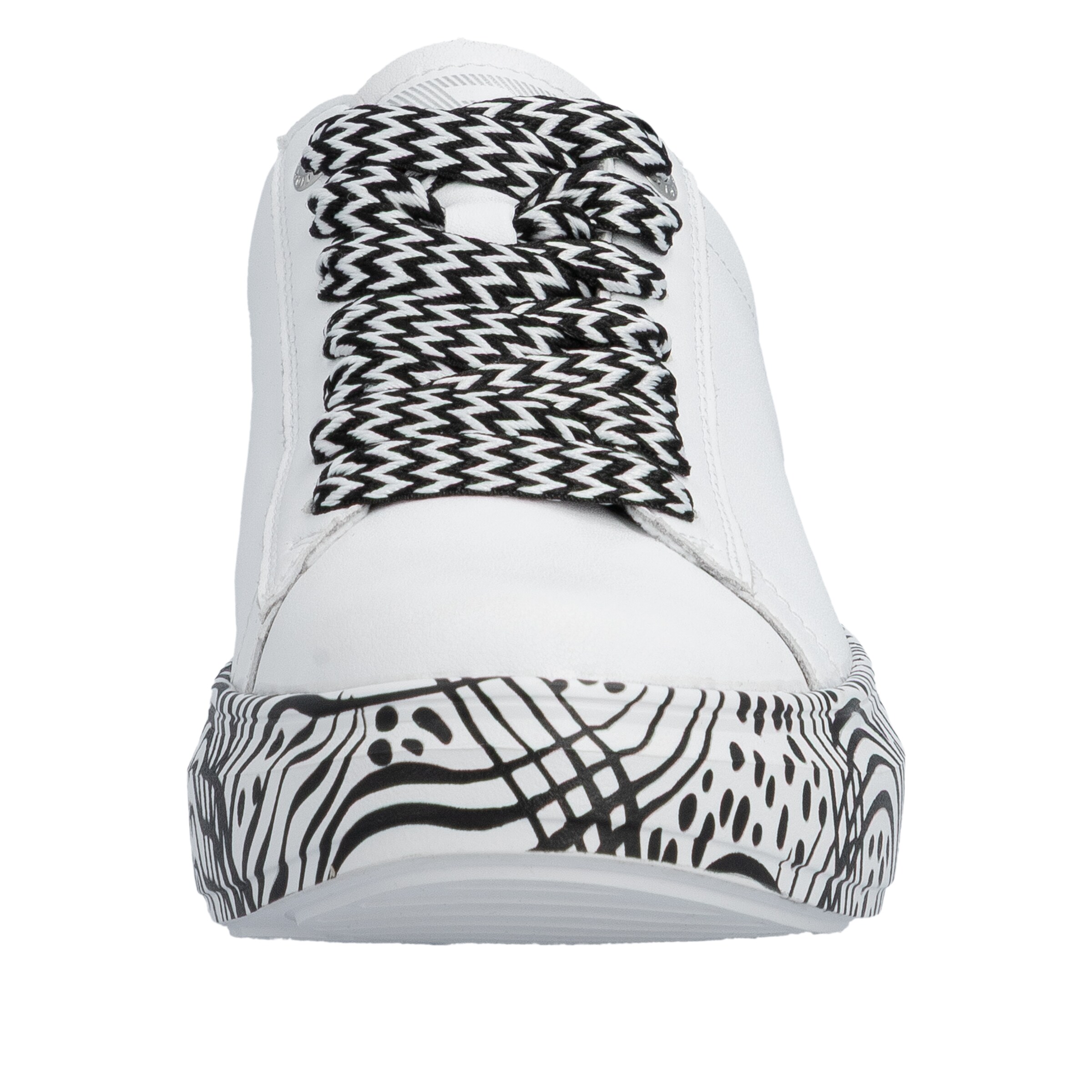 Baskets basses 'W1201' Rieker Sport en blanc