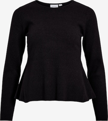 VILA Sweater 'VIMable' in Black: front