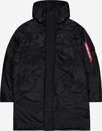 Parka de primăvară-toamnă de la ALPHA INDUSTRIES pe negru: față