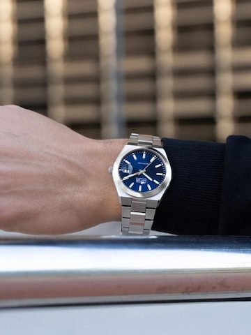 Montre à affichage analogique Lotus en bleu