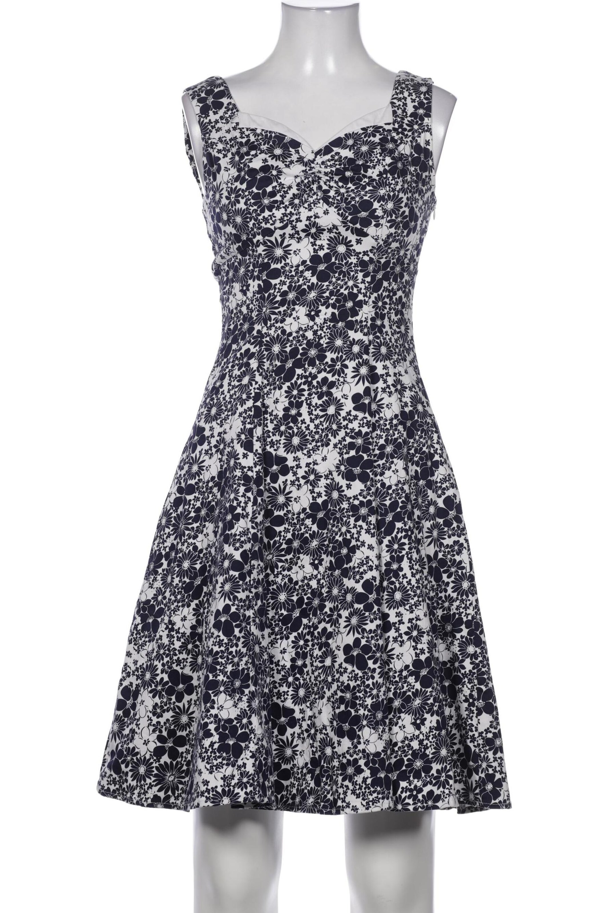 Hearts & Roses BLUE ROSACEAE Floral Rose SWING KLEID Plus Size Weiß main image 1