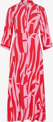 VILA - Vestido camisero 'VIAya Paya' en rojo: frente