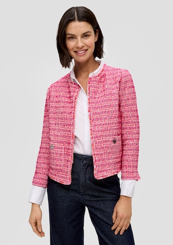 s.Oliver BLACK LABEL Overgangsjakke i pink: forside