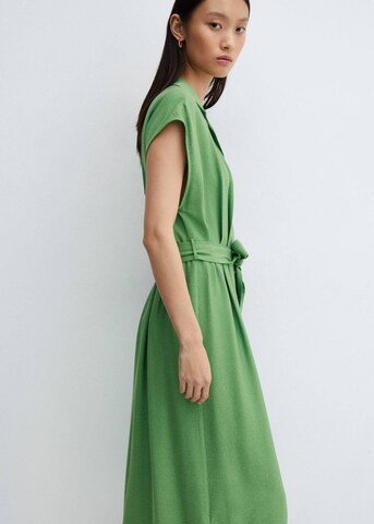 MANGO Dress 'noodle' in Green
