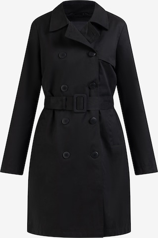 DreiMaster Klassik Between-seasons coat in Black: front