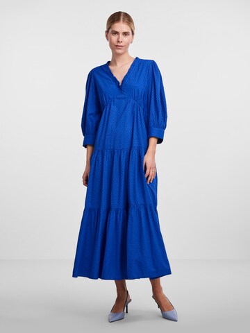 Y.A.S Jurk 'DALILA' in Blauw: voorkant