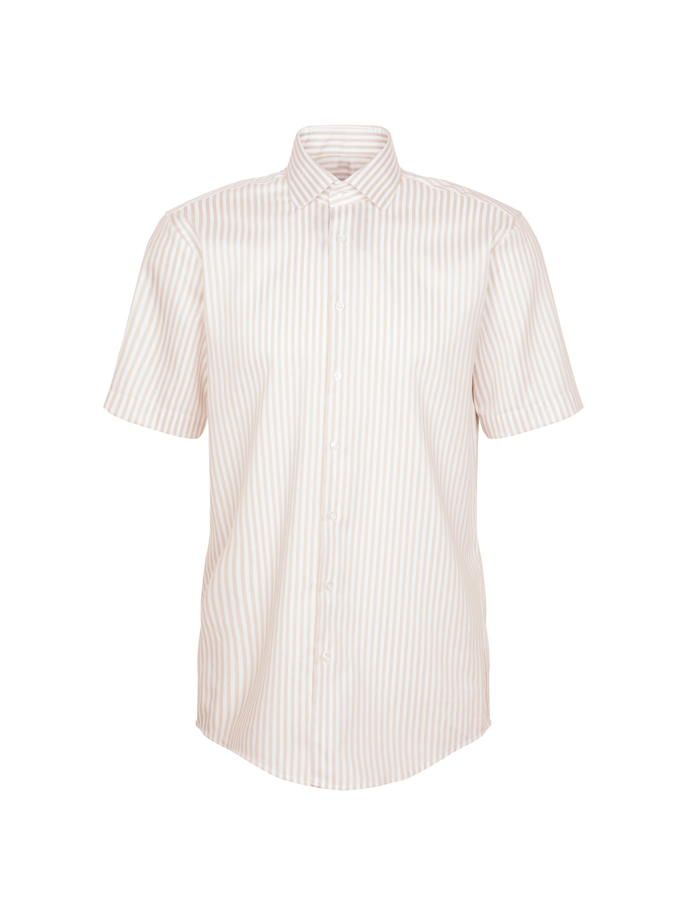 SEIDENSTICKER Regular fit Zakelijk overhemd in Beige: voorkant