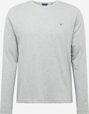 T-Shirt GANT en gris : devant