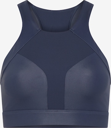 Born Living Yoga Sporttop 'Luana' in Blauw: voorkant