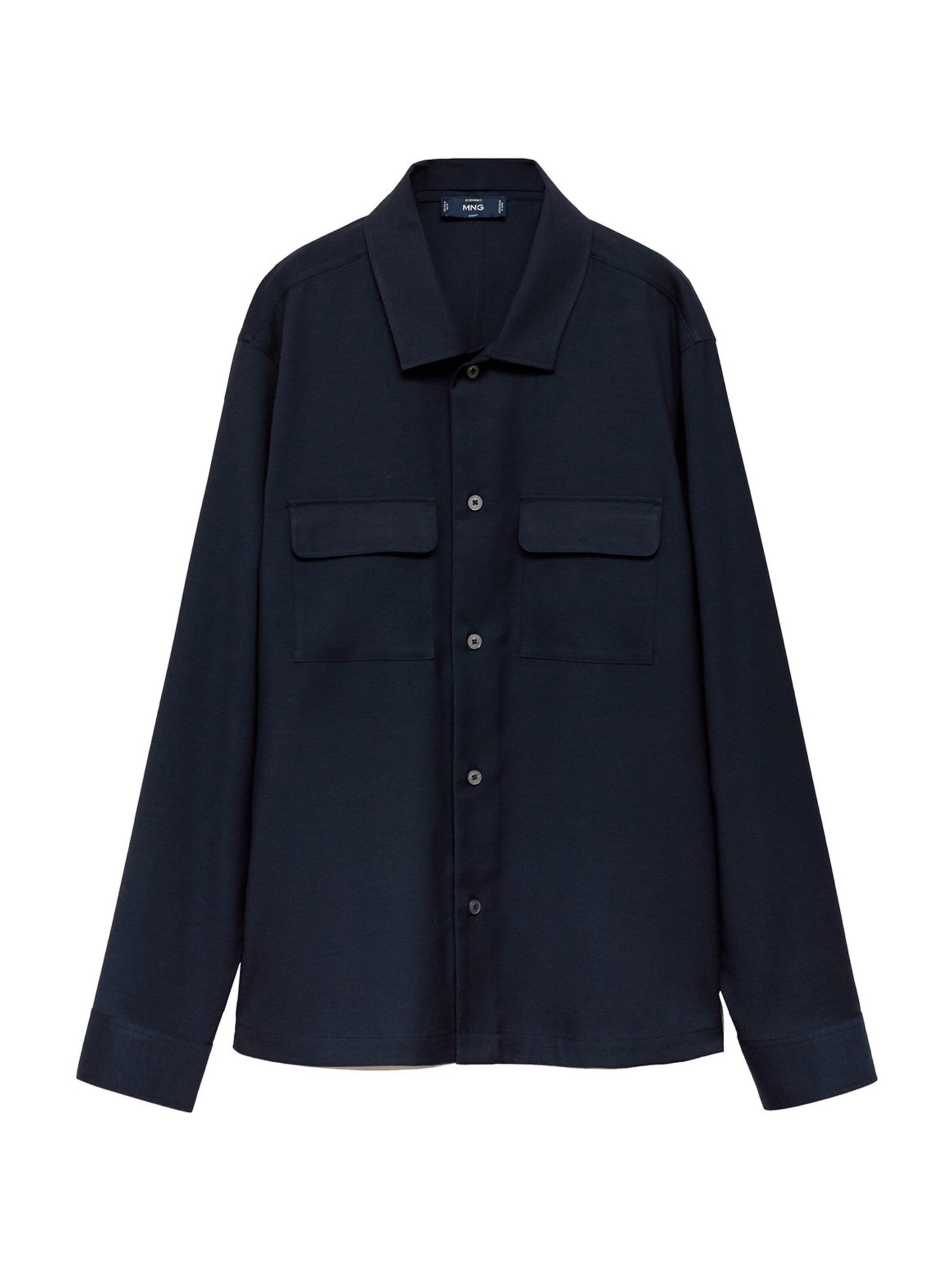 MANGO MAN Regular Fit Skjorte 'MARIUS' i blå: forside