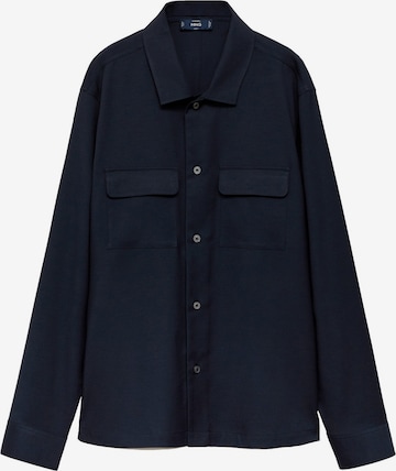 MANGO MAN Regular Fit Paita 'MARIUS' värissä sininen: etupuoli