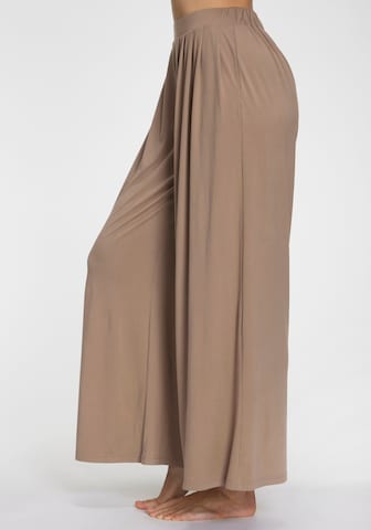 LASCANA Wide Leg Hose in Grau