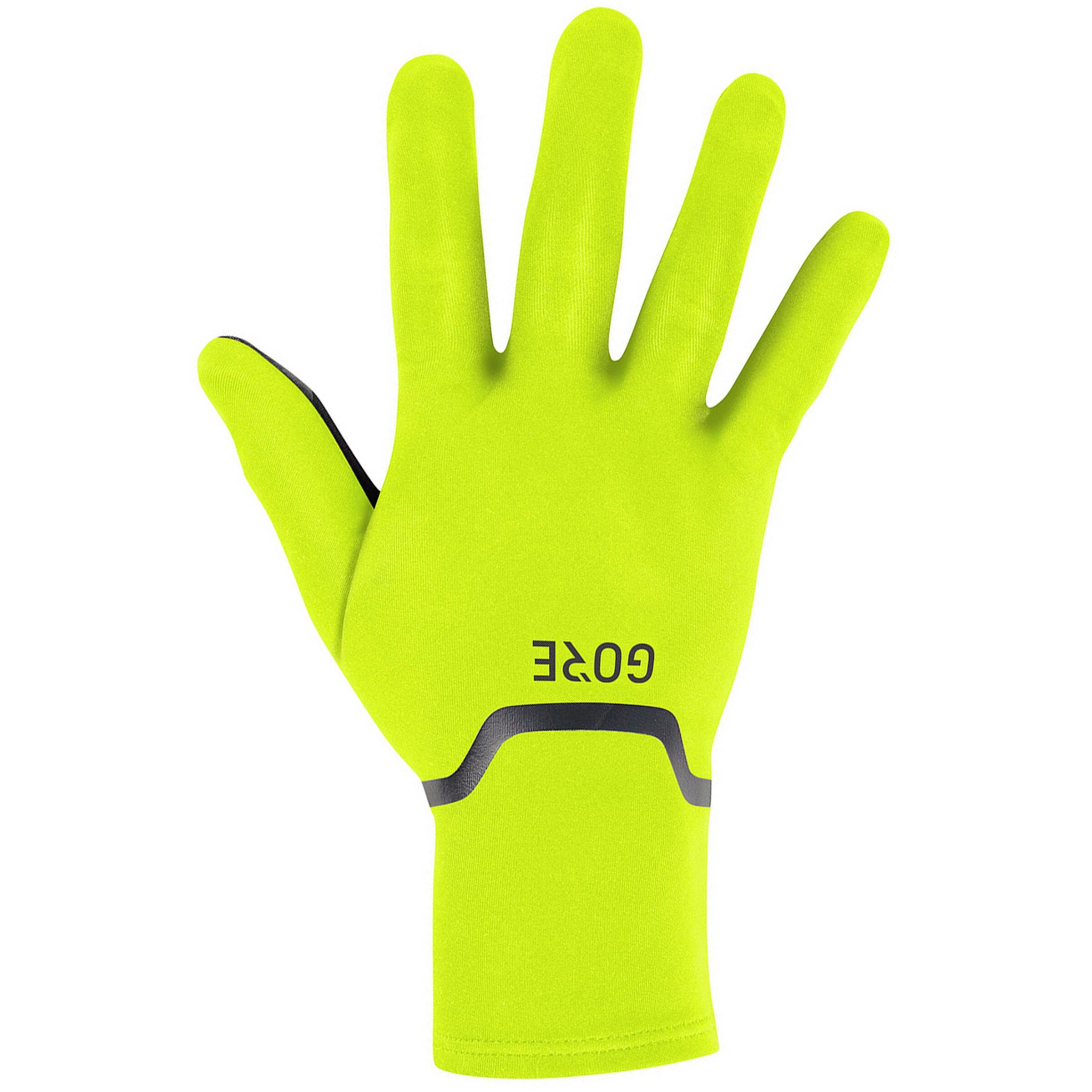GORE WEAR Athletic Gloves in Yellow: front