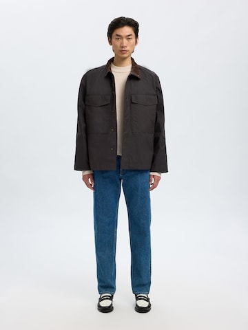 SELECTED Tussenjas 'SLHMARK' in Bruin