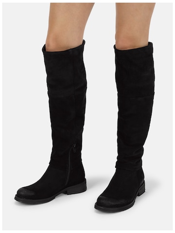 Bottes FELMINI en noir : devant