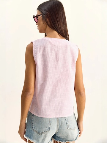 Bianco Lucci Blouse in Pink