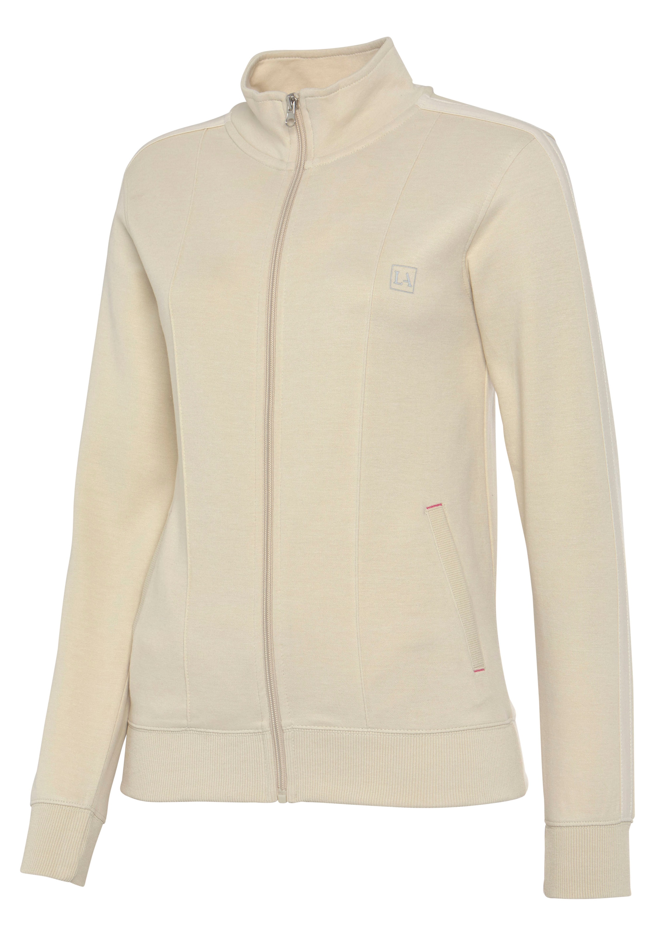 Veste de survêtement LASCANA ACTIVE en beige