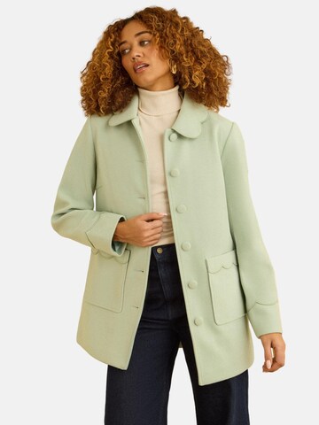 Cappotto di mezza stagione di love & roses in verde: frontale