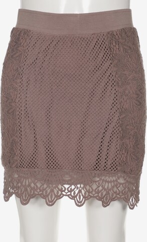 Cream Skirt in L in Brown: front