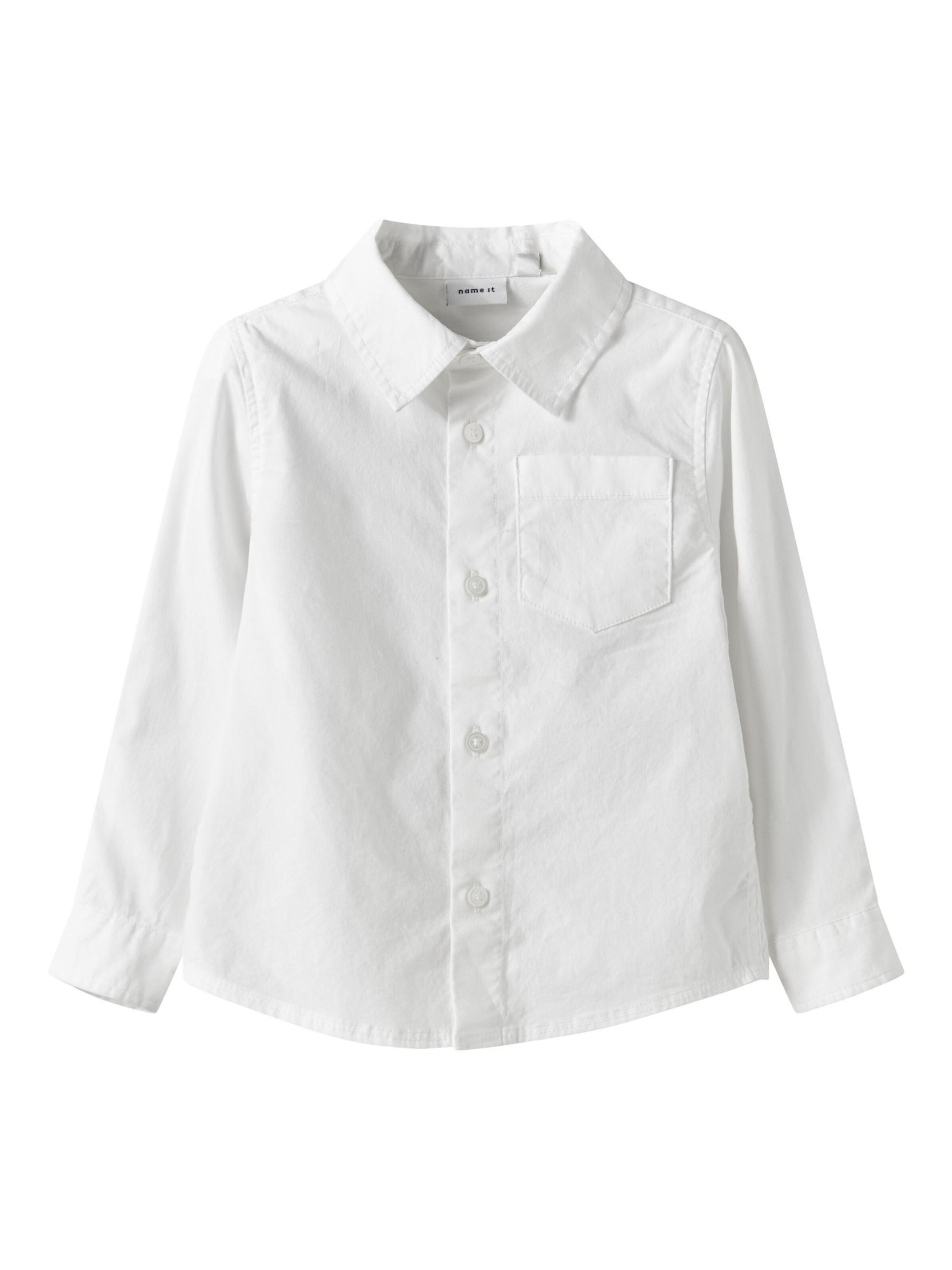 NAME IT - Ajuste regular Camisa en blanco: frente