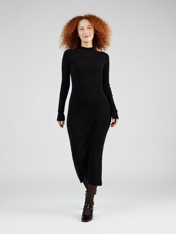 Robes en maille 'AMARILIA_2' DRYKORN en noir : devant