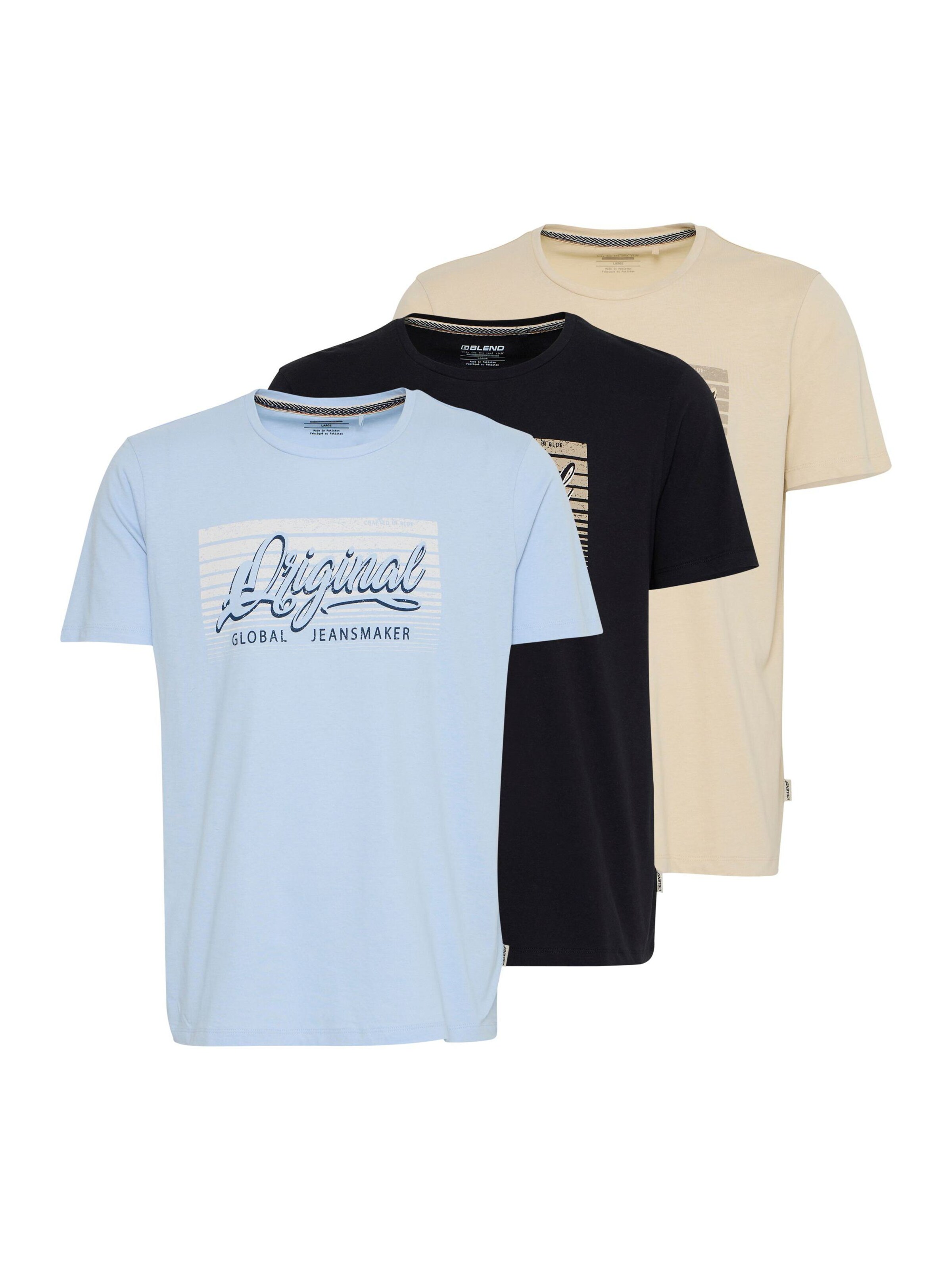 T-Shirt BLEND en beige : devant