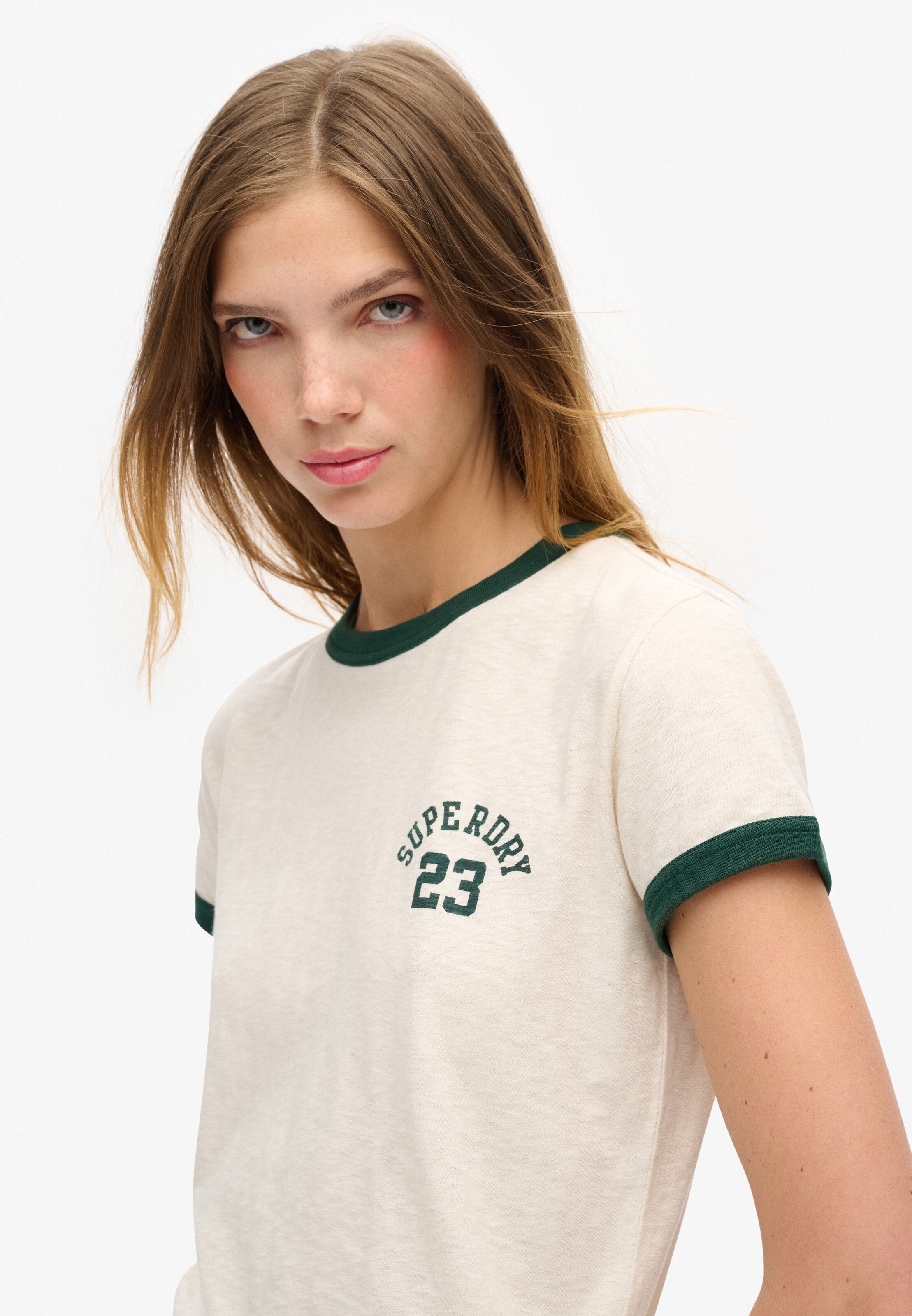 Superdry & Co Shirt in Beige: front