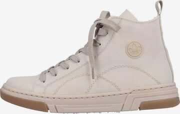 Sneaker alta di Rieker in beige