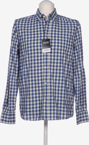 TOM TAILOR Button Up Shirt in XL in Blue: front