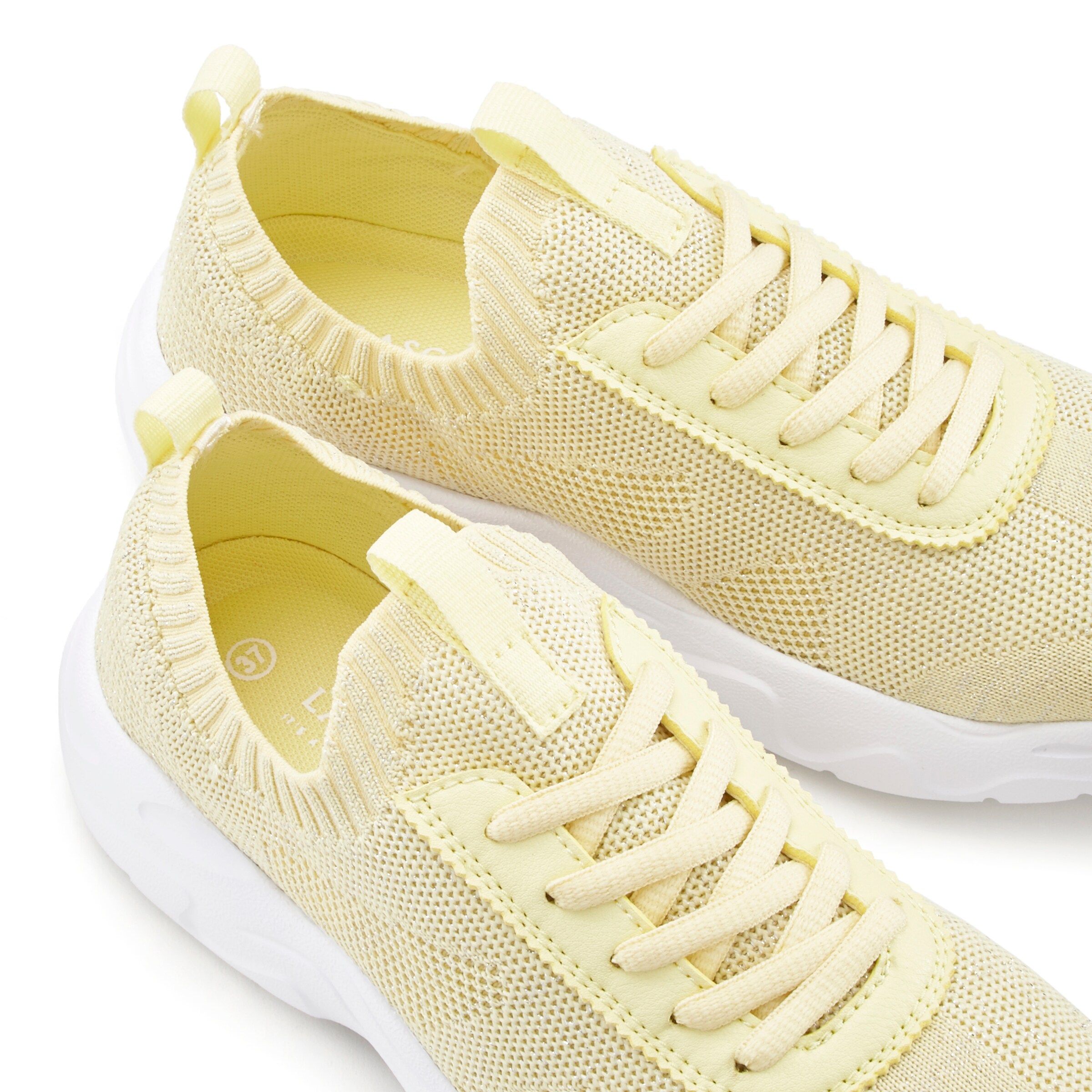 Freyling Platform trainers in Yellow