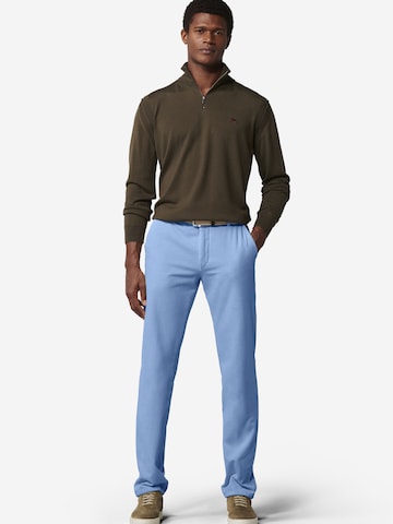 MEYER Regular Chino 'Rio 2-8619' in Blauw
