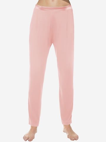 Mey Skinny Pyjamahose 'Pure Chic'‌‌‌‌‌‌‌‌ in Pink: Vorderseite