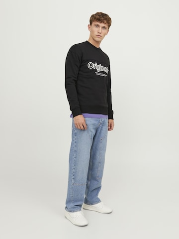 JACK & JONES Sweatshirt 'LAKEWOOD' i svart