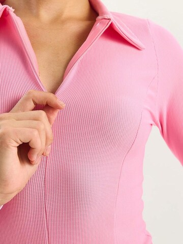 T-shirt Bianco Lucci en rose