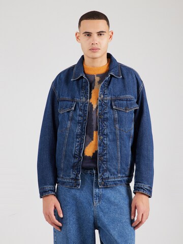 BOSS - Chaqueta de entretiempo 'LETACO' en azul: frente
