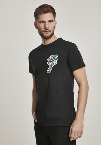 Mister Tee Shirt 'Flamingo' in Black