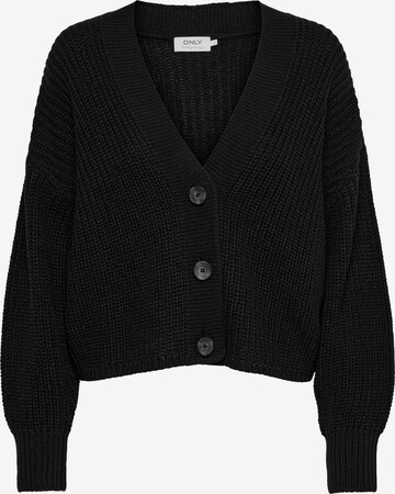 Cardigan 'Carol' ONLY en noir : devant